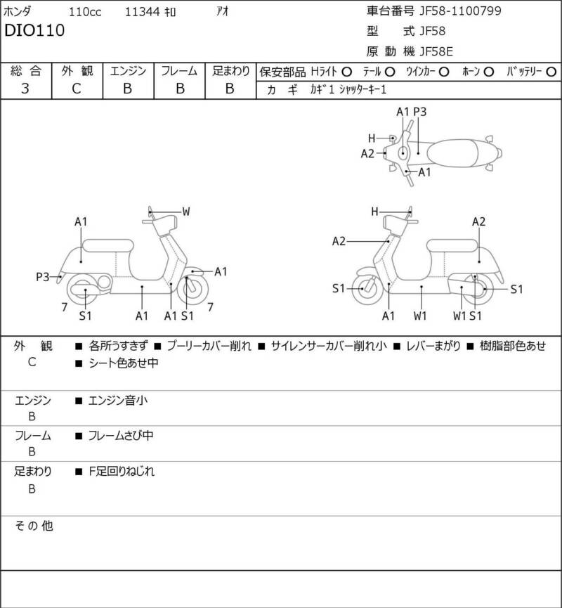 Карта повреждений