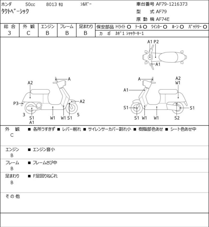 Карта повреждений