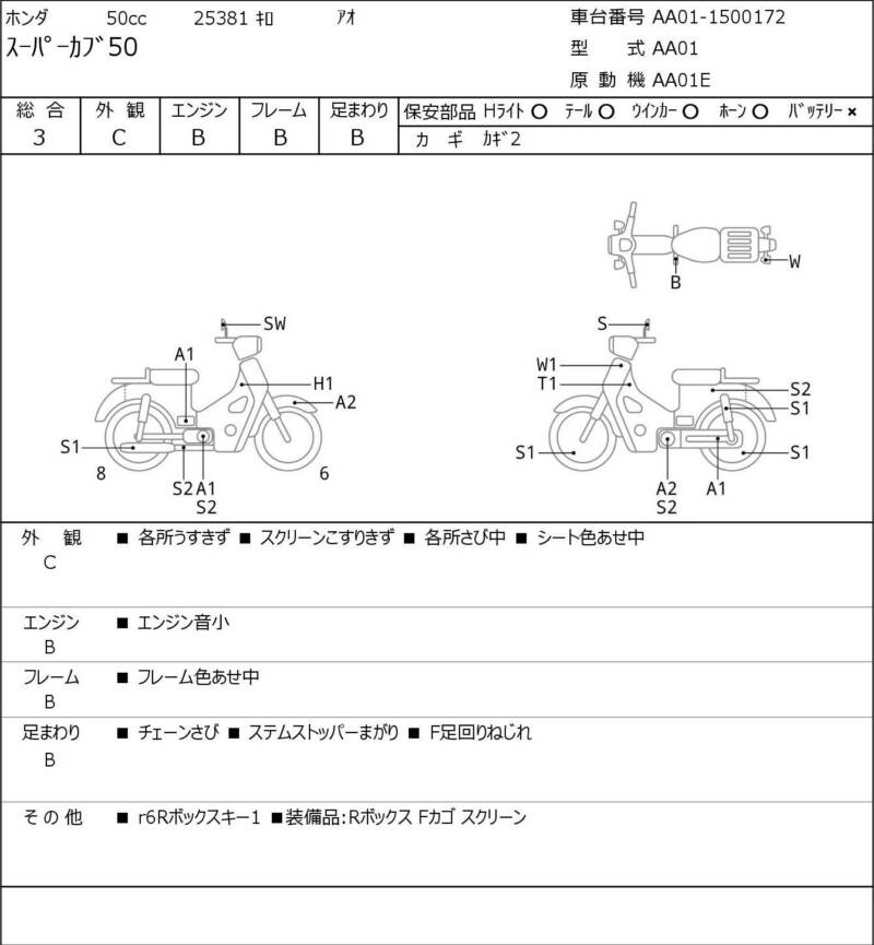 Карта повреждений