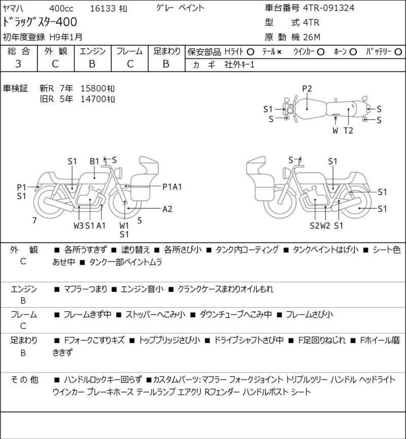 Карта повреждений