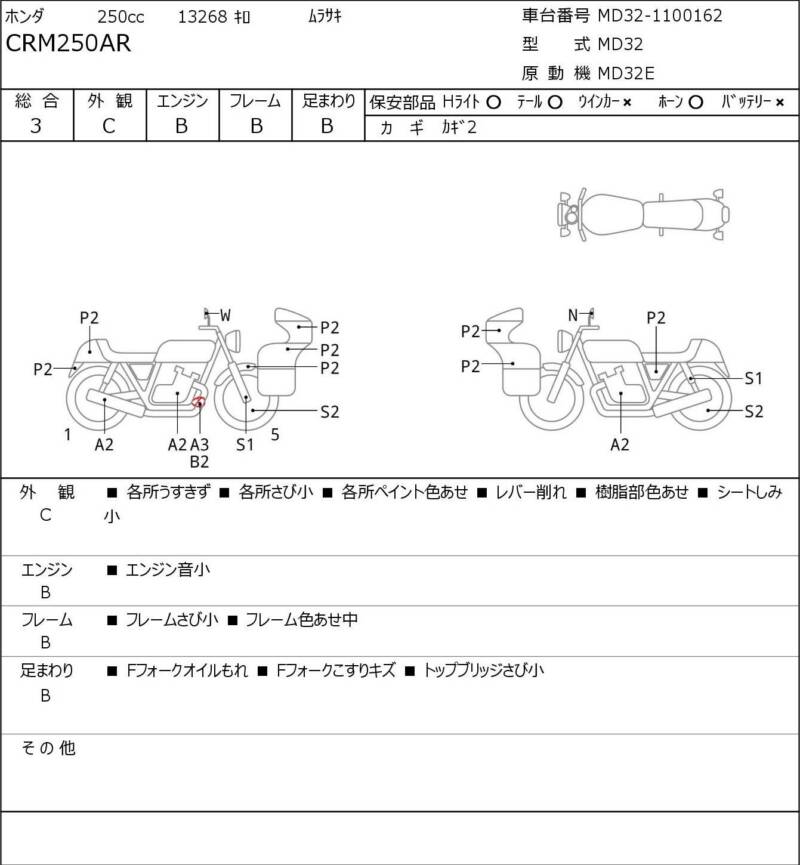 Карта повреждений