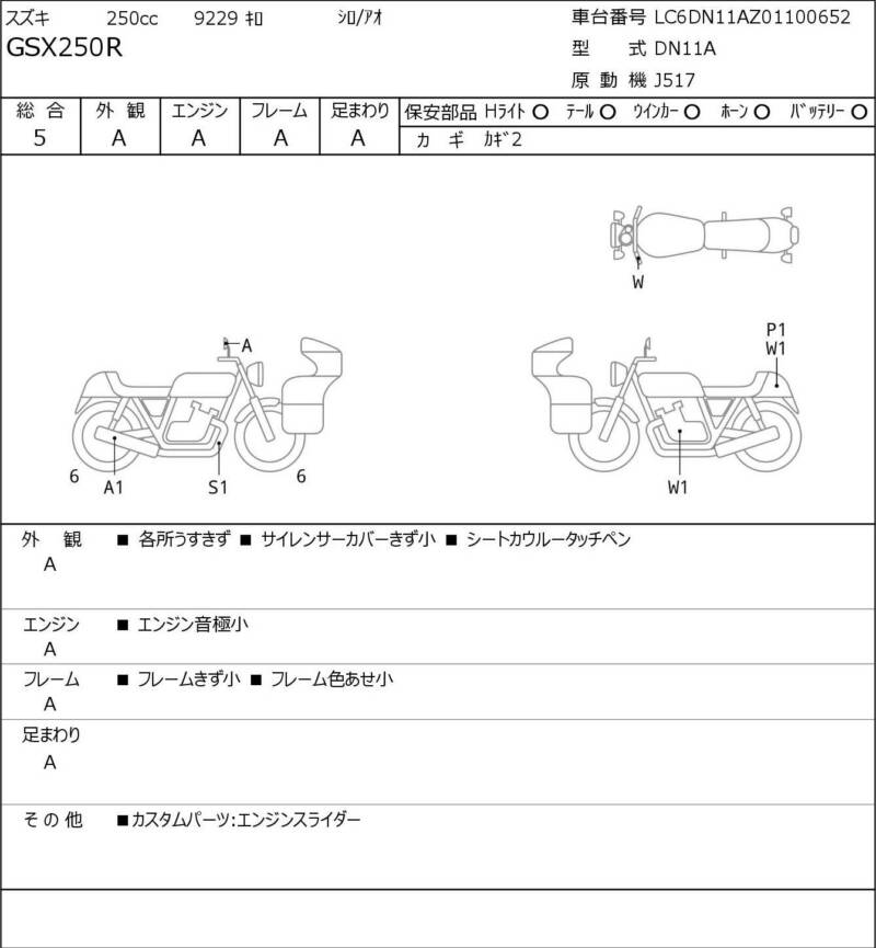 Карта повреждений