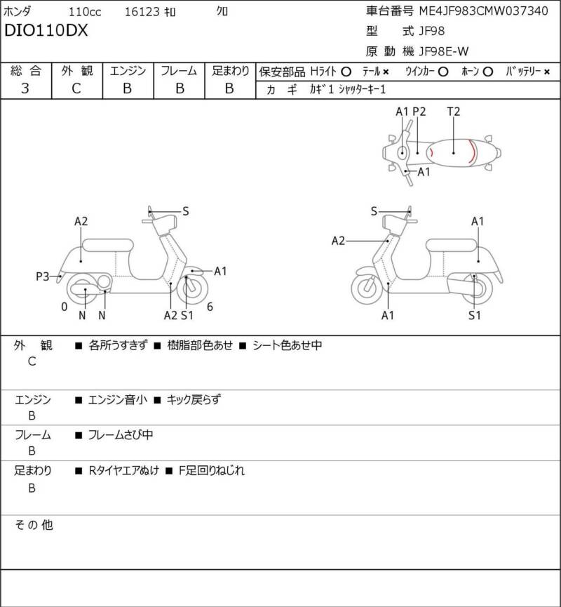 Карта повреждений