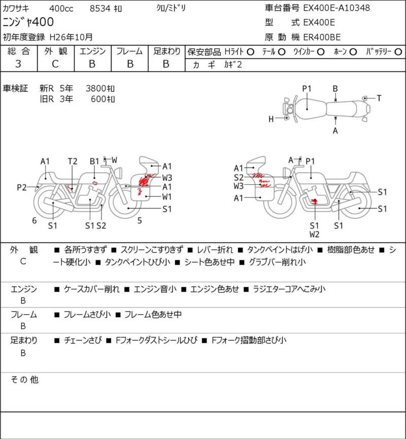 Карта повреждений