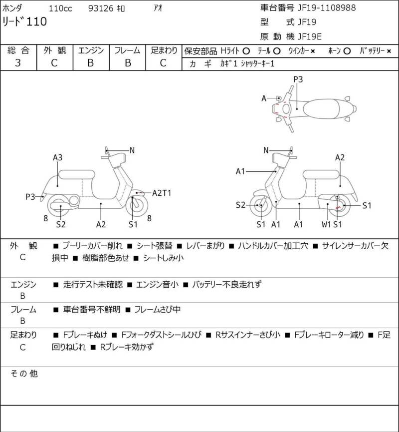 Карта повреждений