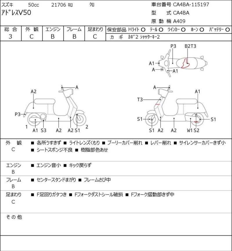 Карта повреждений