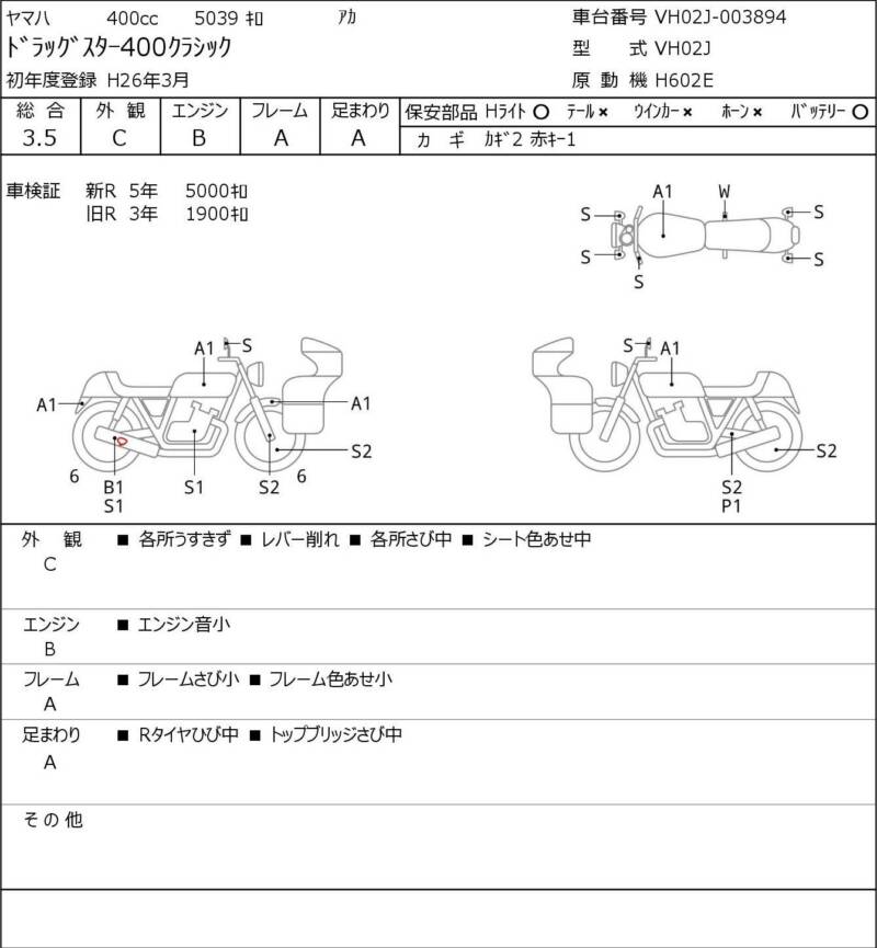 Карта повреждений