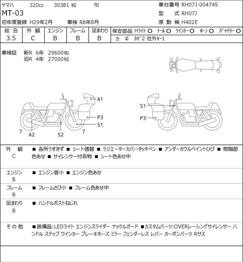 Карта повреждений