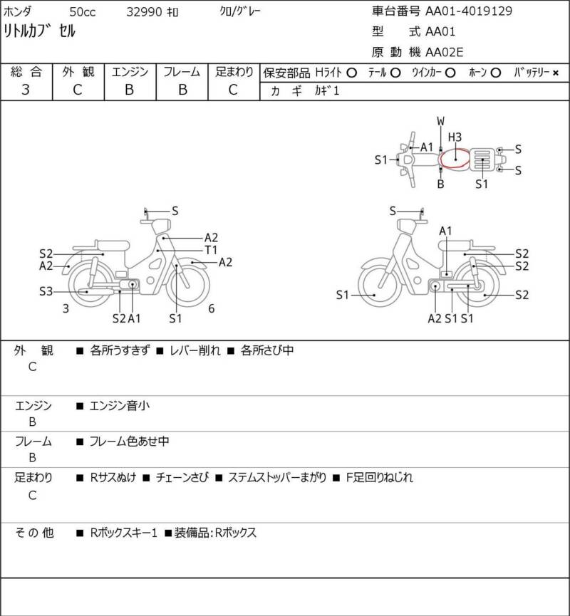 Карта повреждений