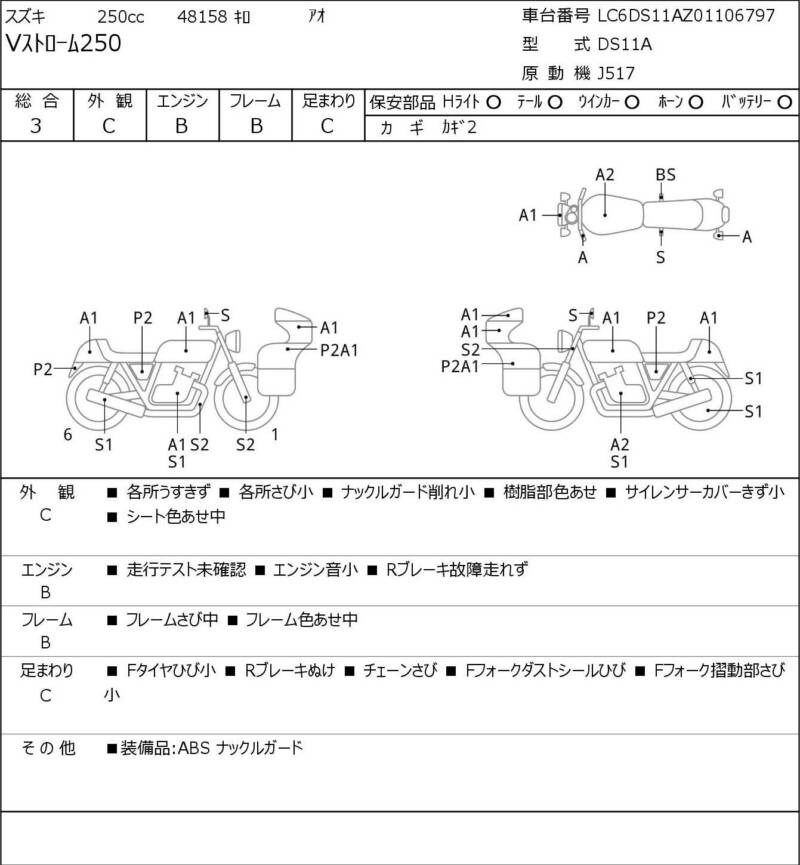 Карта повреждений