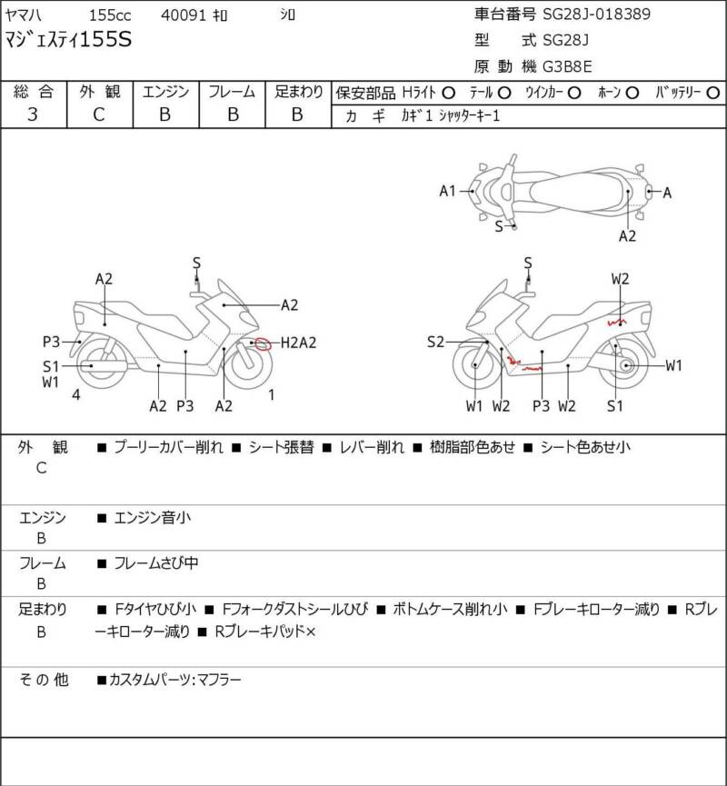 Карта повреждений