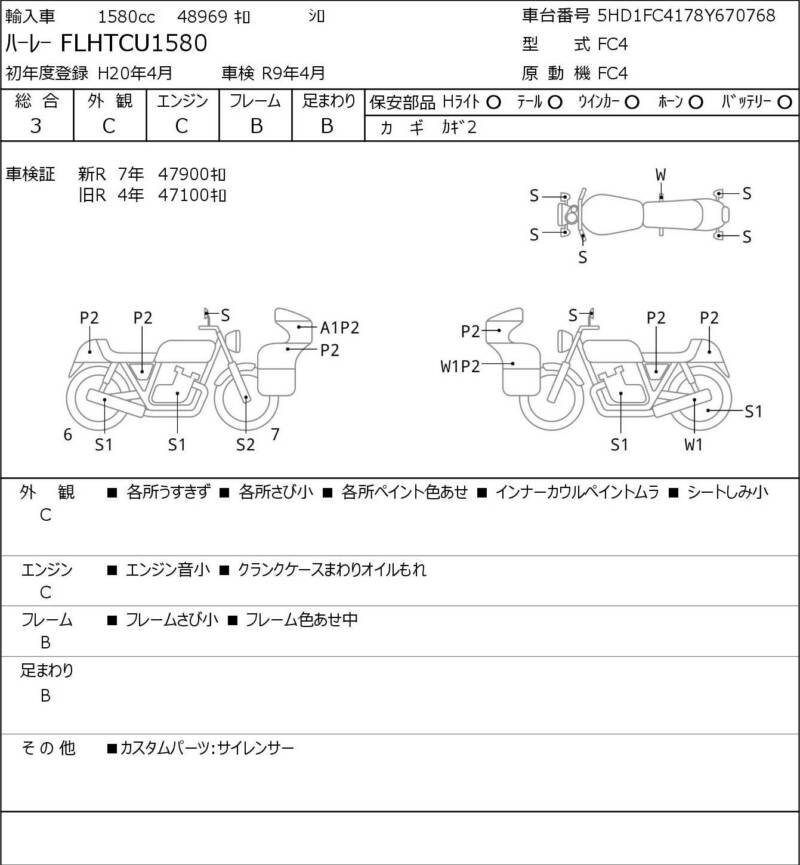 Карта повреждений