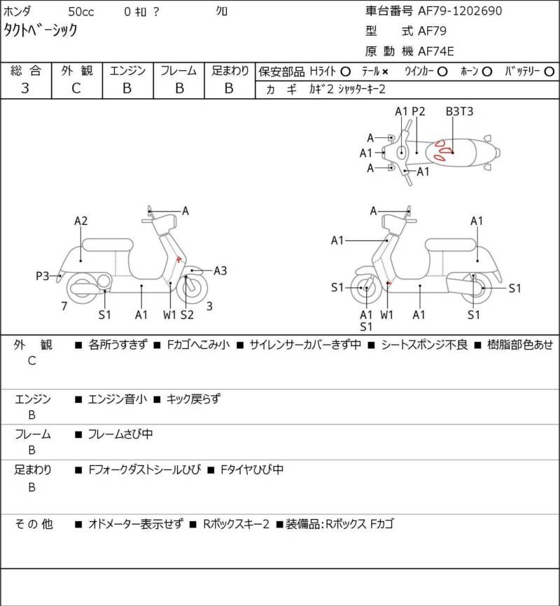 Карта повреждений
