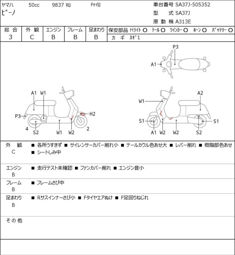 Карта повреждений