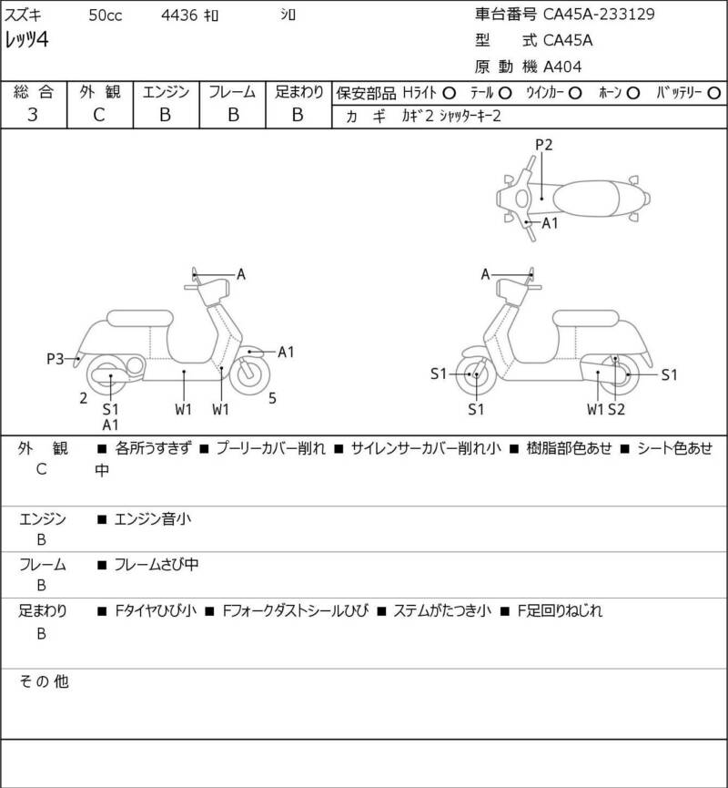 Карта повреждений