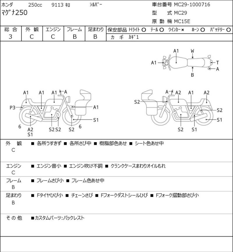 Карта повреждений