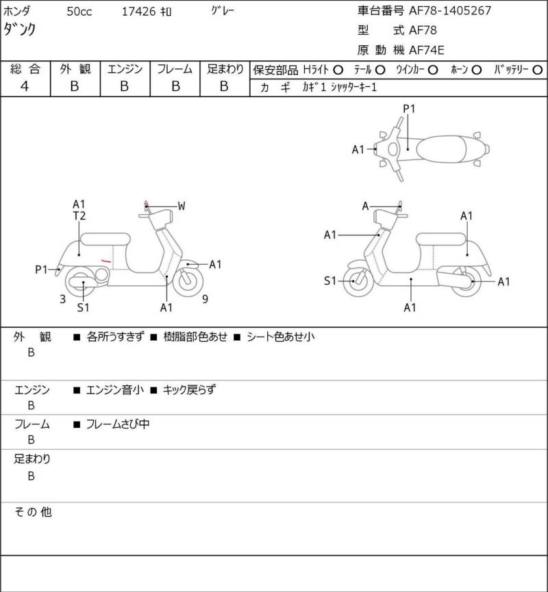 Карта повреждений