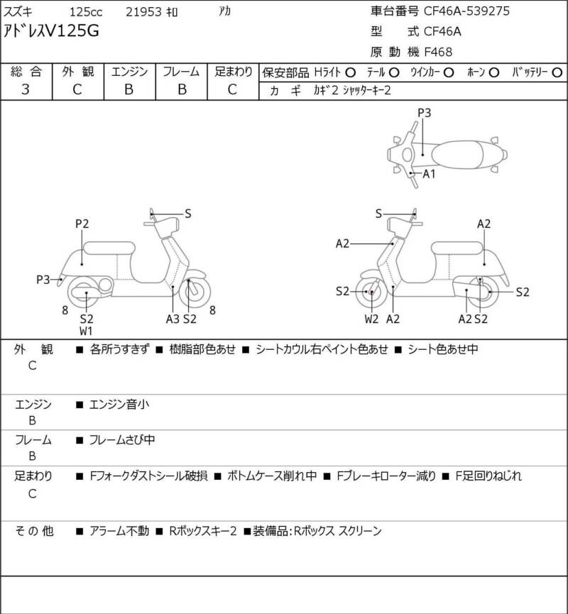 Карта повреждений