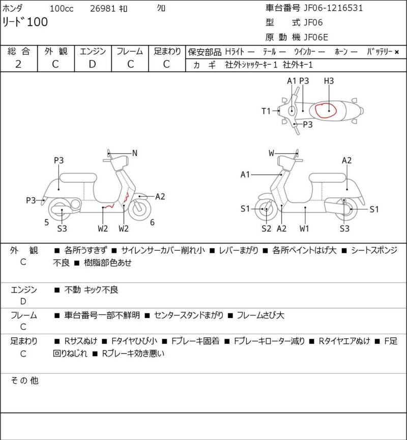 Карта повреждений
