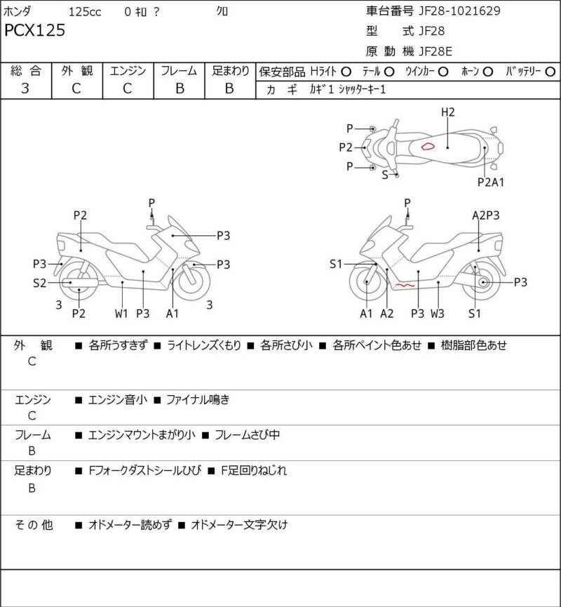 Карта повреждений