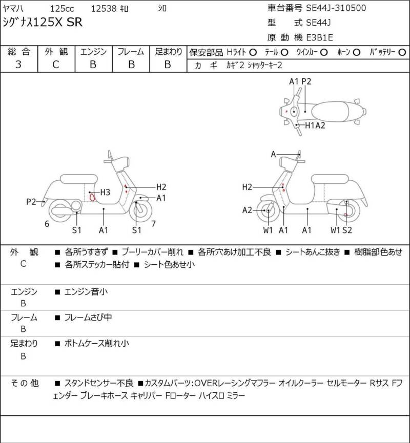 Карта повреждений