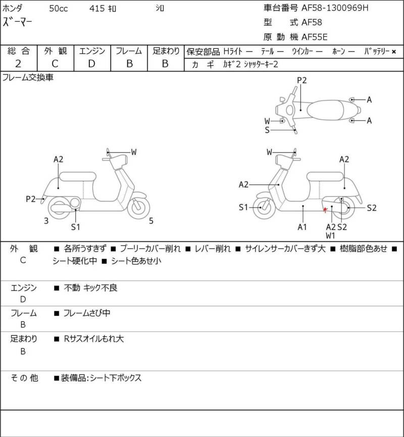 Карта повреждений