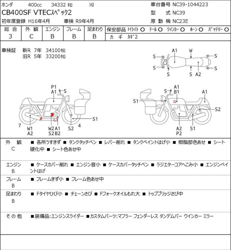 Карта повреждений