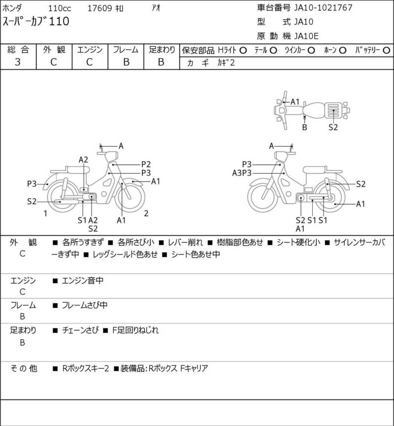 Карта повреждений