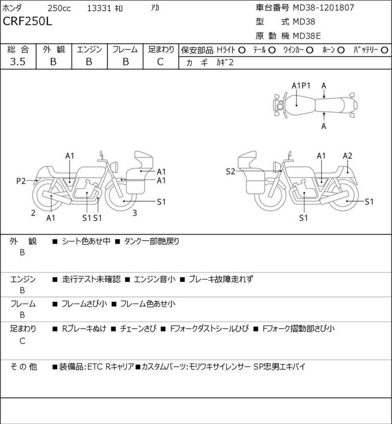 Карта повреждений