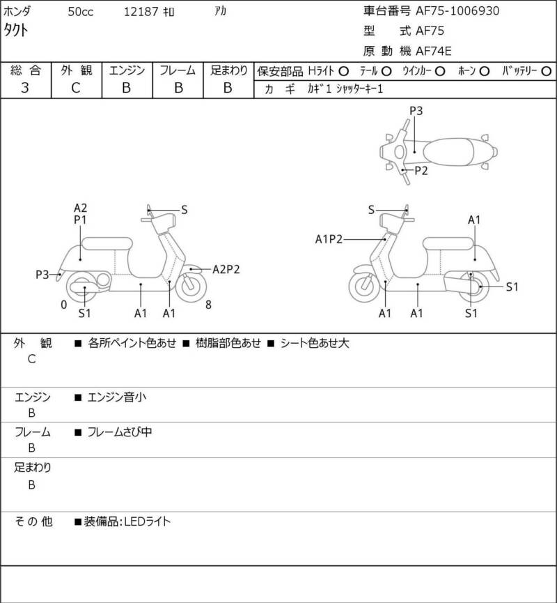 Карта повреждений