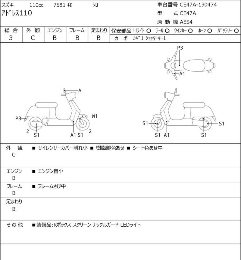 Карта повреждений