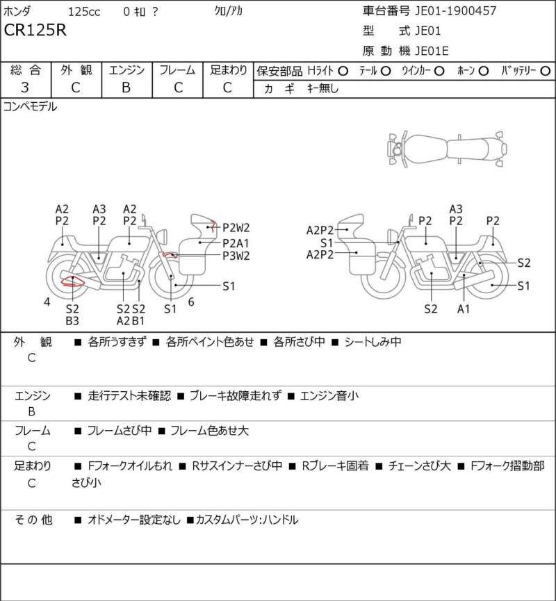 Карта повреждений