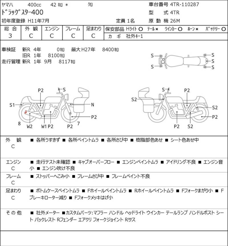 Карта повреждений