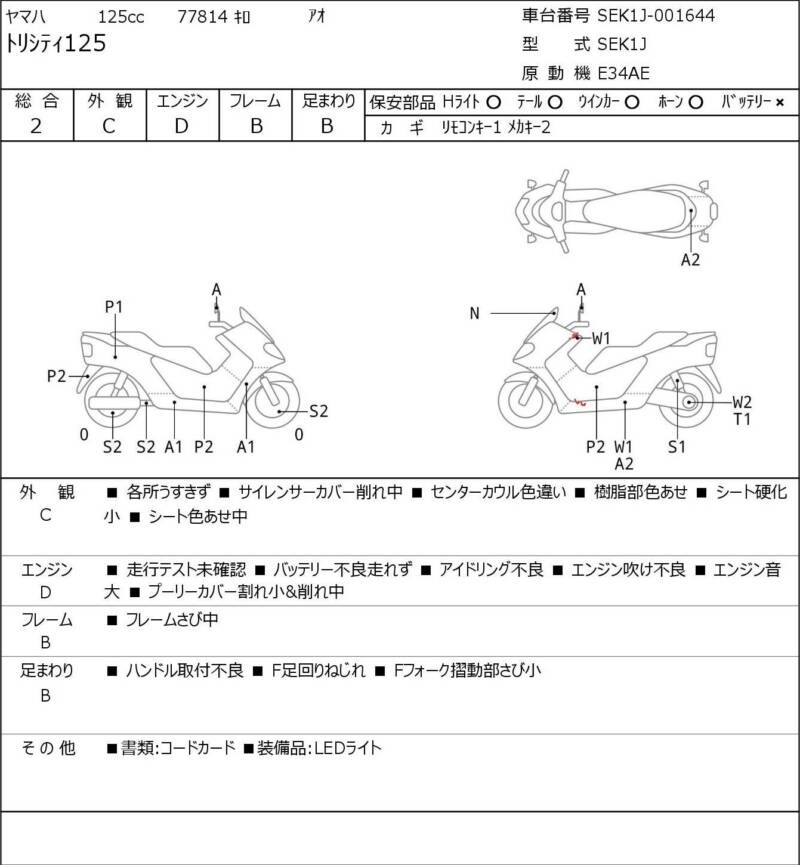 Карта повреждений