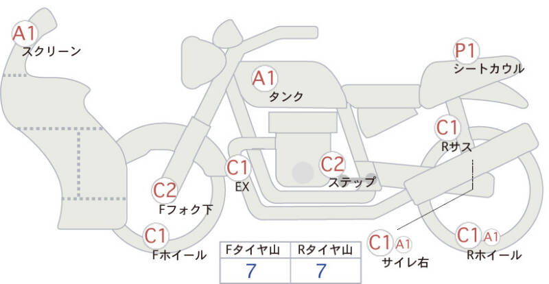 Карта повреждений