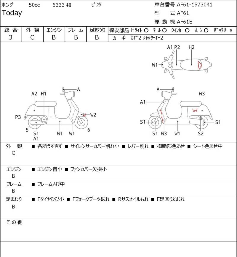 Карта повреждений