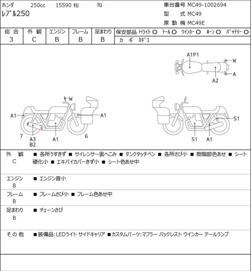 Карта повреждений