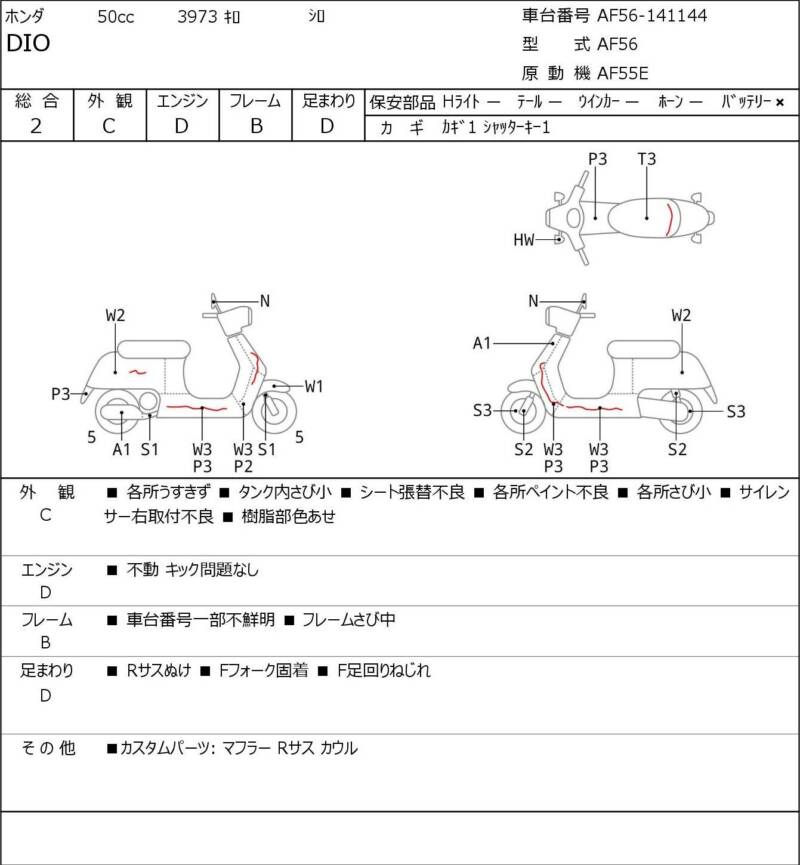 Карта повреждений