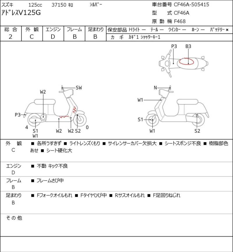Карта повреждений