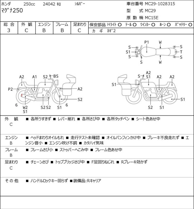 Карта повреждений
