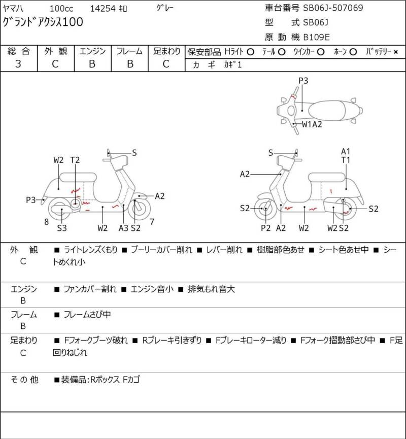 Карта повреждений
