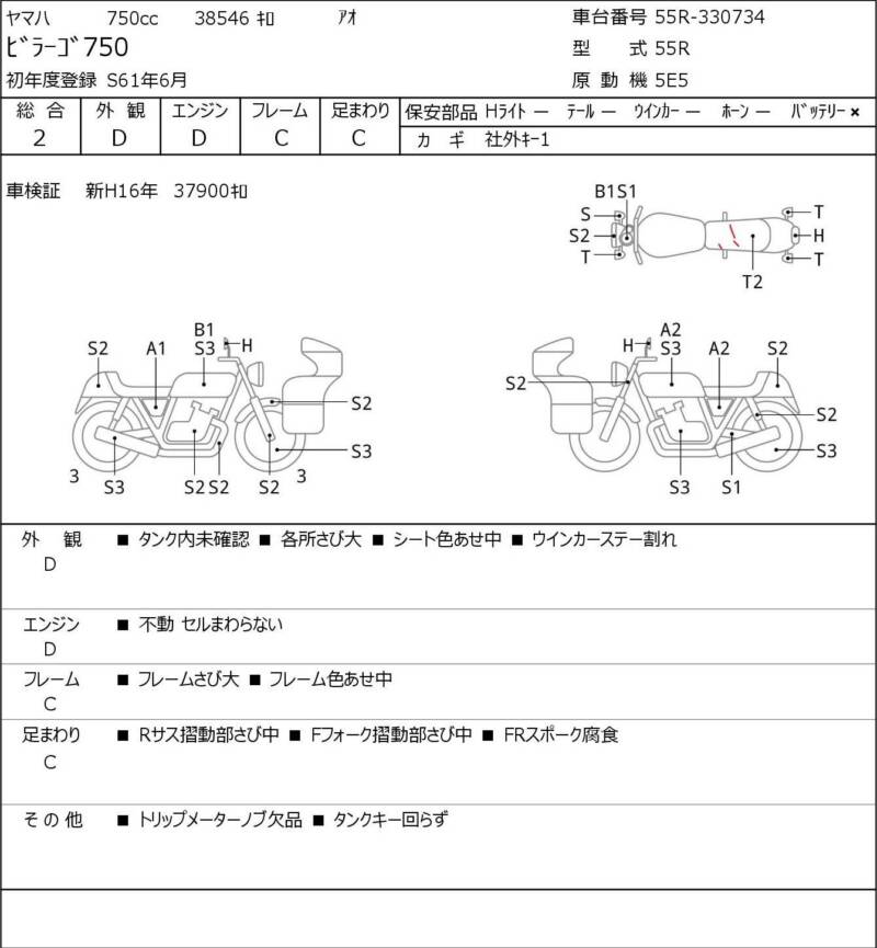 Карта повреждений