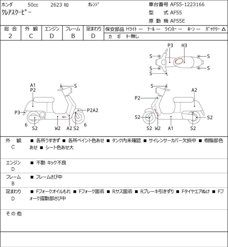 Карта повреждений