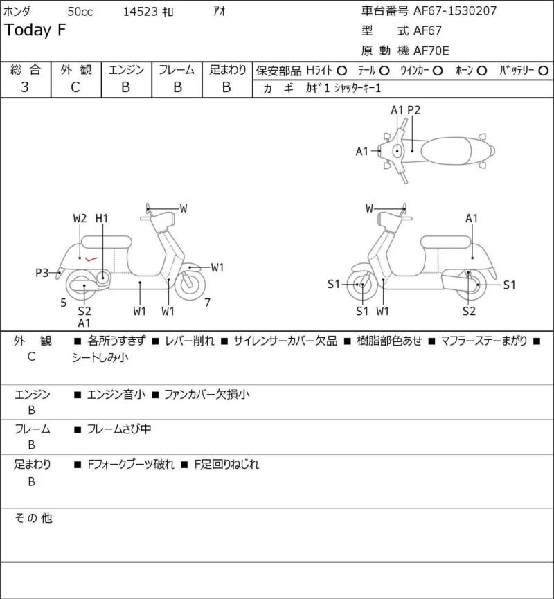Карта повреждений
