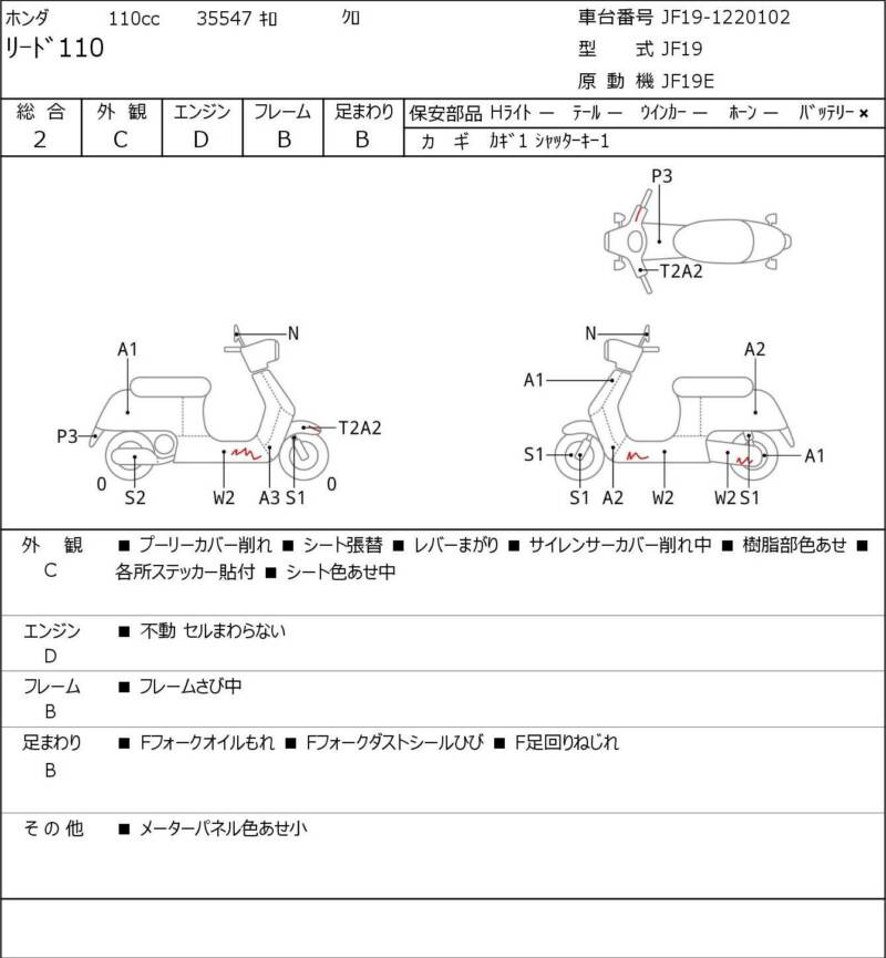 Карта повреждений