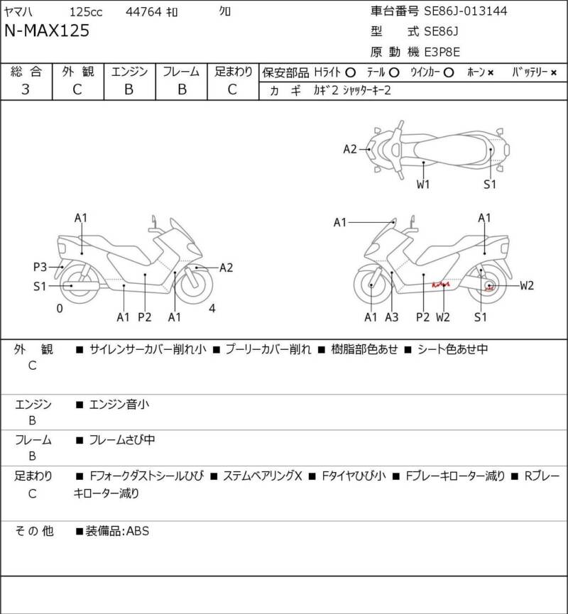 Карта повреждений