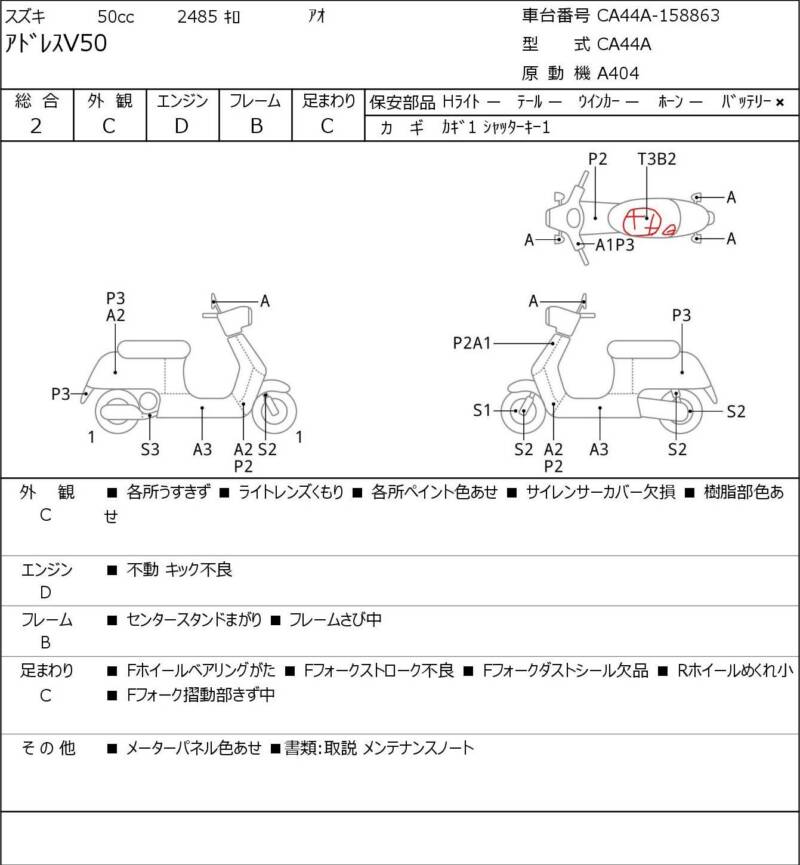 Карта повреждений