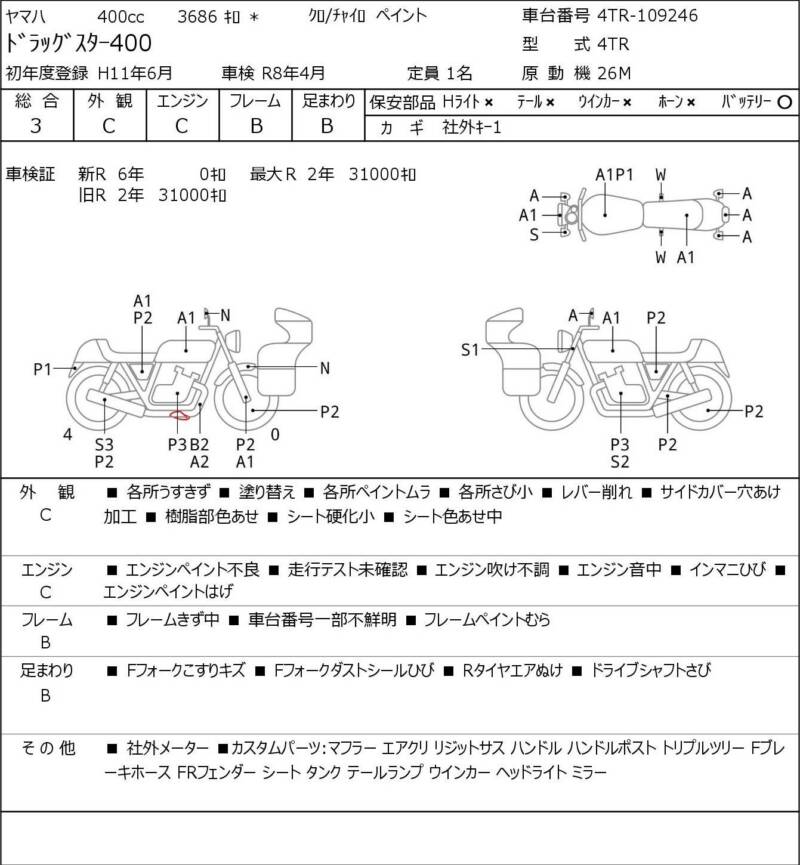 Карта повреждений