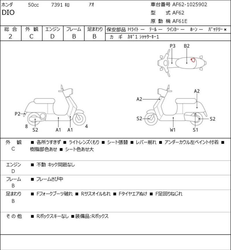 Карта повреждений