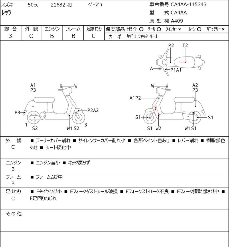 Карта повреждений
